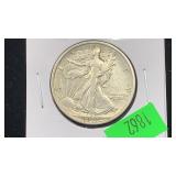 1917 Silver Walking Liberty Half Dollar better