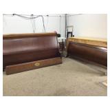 King Size 80-Inch Sleigh Bed with Rails