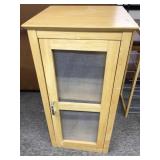 Wood Cabinet with Screened Front Door