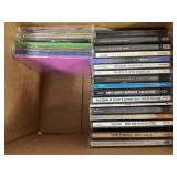 Box With CD Cases and 20 Country Music CDs