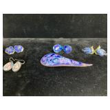 Enamel Pins and Earrings