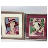 Framed 14x16 Cross-Stitch Portraits
