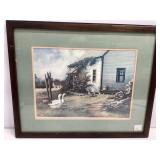 Framed Burton Dye Limited Edition Print, 1985