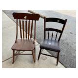 Chair & rocking chair , Spindle-Back and Slat-Bac