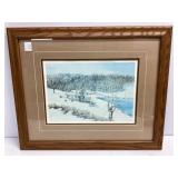 Ashby House Watercolor Print by Irmengard Lewis