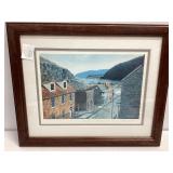 Framed Joann Happ Print 'Harperï¿½s Ferry, West Virg