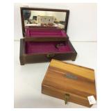 Two Wooden Boxes