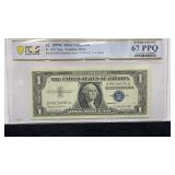 Cert. Currency 1957-B $1 Silver Certificate PCGS