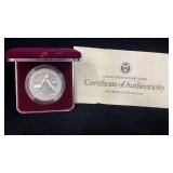 1988 Silver Proof Olympic Dollar Commemorative w/