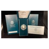 1990 Silver Proof Eisenhower Centennial