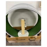 Cat Treadmill with Scratching Post Accessory