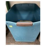 Tools in Plastic Storage Bin