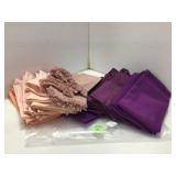 Cloth Napkins in Various Colors and Styles