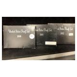 (3) US Proof Sets: 1980, 1981 Type1, 1982