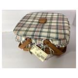 Longaberger 1989 Woven Basket with Fabric Liner
