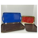 Serving Trays in Metal and Plastic