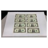 Currency (8) 2017 $1 *Star* Federal Reserve