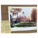 William E. Ten Eyck Signed Loudoun Courthouse Prin