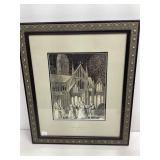 Framed Print by Helen Moore Sewell, 21x25