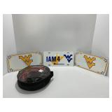 West Virginia University Plates and Jumper Cables