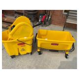 Rubbermaid Mop Bucket Combo and Utility Cart