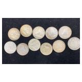 (11) Silver Canadian Dimes, older one canï¿½t make