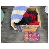 Handmade Crocheted Blankets and Printed Textile