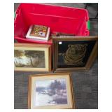 Framed Artwork and Decorative Wall Items