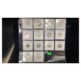 (14) Silver Roosevelt Dimes including 1959 Proof,