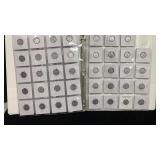 (39) 1943 Lincoln Steel Cents, 2x2ï¿½s, w/ Binder