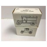 ERTL Die-Cast Model T Bank Pair with Original Boxe