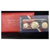 1976-S BU Silver Bicentennial (3) Coins Set