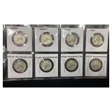 (8) Silver Washington Quarters 1941-1964-D