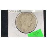1908-O Silver Barber Half Dollar
