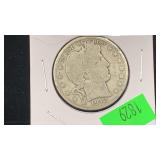 1912 Silver Barber Half Dollar