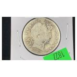 1907-D Silver Barber Half Dollar