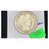1906-D Silver Barber Half Dollar