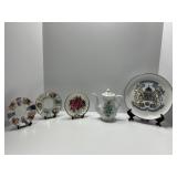 Decorative Plates and Norleans Teapot