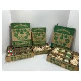 Vintage Shiny Brite Glass Christmas Tree Ornaments