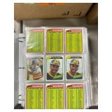 Binder of 1980 Topps Baseball Cards