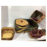 Longaberger Handwoven Basket Collection