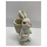 Painted Cast Iron Rabbit
