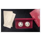 1983 & 1984 (2) Silver Proof Olympic