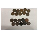 (20) Canada Large Cents: (10) 1859-1899, (10)