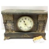 Sessions Mantel Clock With Metal Overlay