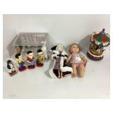 Collectibles Including Dolls and Carousel