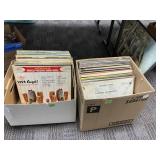 Vinyl Records Collection in two Boxes