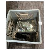 Plastic Crate with Assorted Hand Tools and Accesso