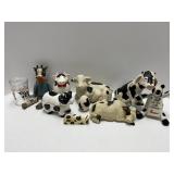 Cow-Themed Figurines and Items