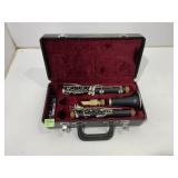 Ebony Clarinet with Nickel-Plated Keys and Case